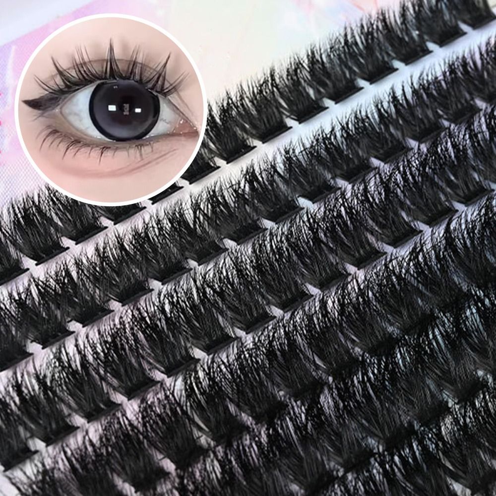 Faux Mink Lash - Natürlich Aussehende Künstliche Wimpern Wispy-Style Cluster-Design