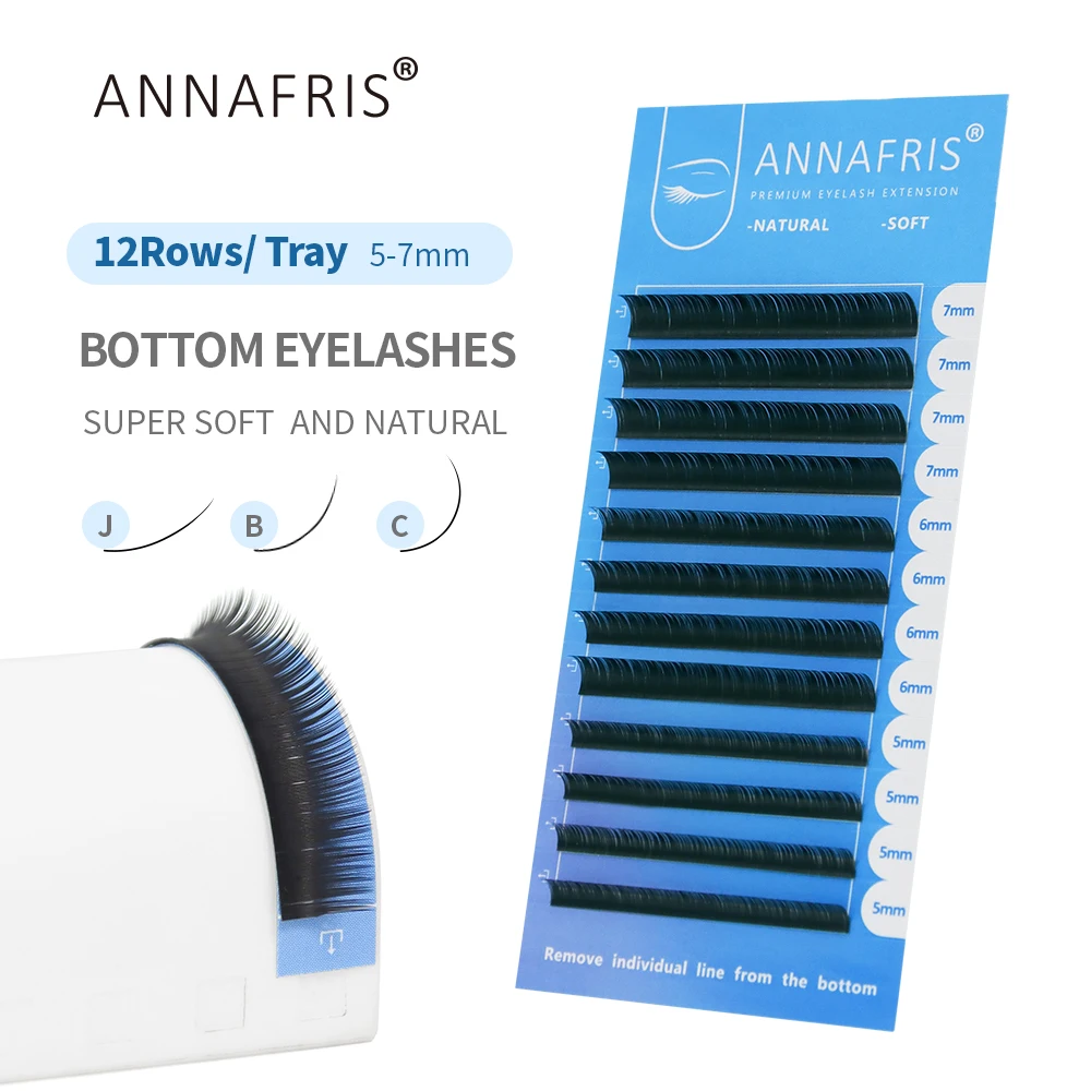 Lash Tray Organizer - ANNAFRIS Untere Wimpern 5–7 mm Mix,