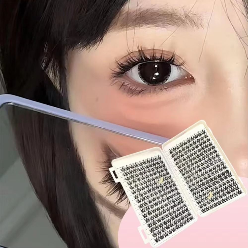 Faux Mink Lash - Natürlich Aussehende Falsche Wimpern mit Kleber