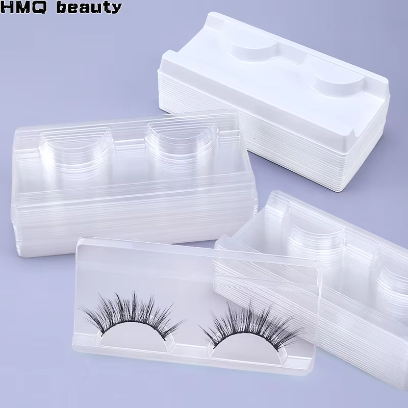 Lash Tray Organizer - 10/40 stücke Kunststoff Wimpern Tabletts Weiß