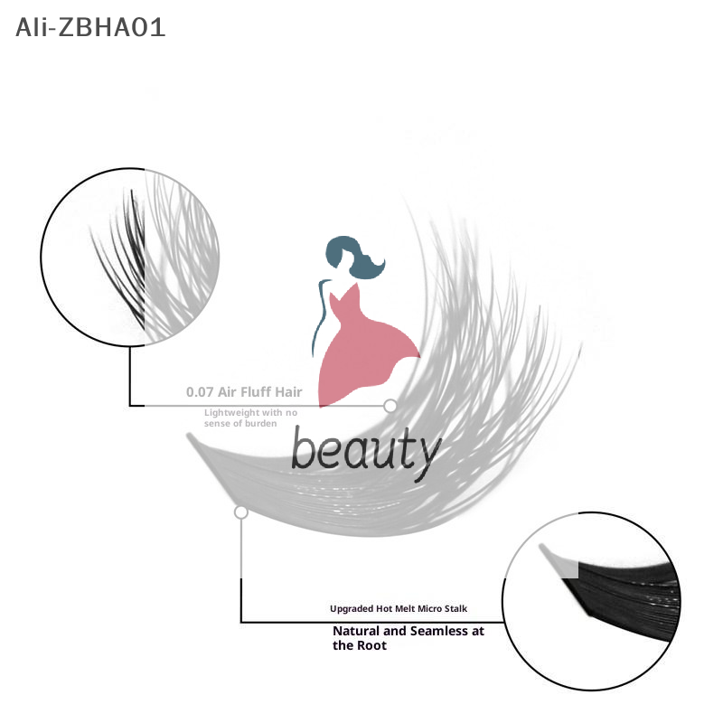 Faux Mink Lash - 3D Faux Mink Wimpern Wispy Wimpernverlängerung