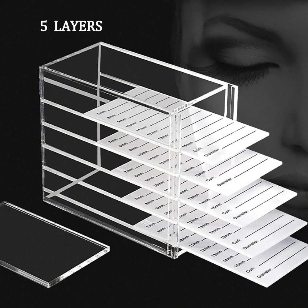 5-lagige Aufbewahrungsbox für  – Lash Tray Organizer Bewertung und Preis