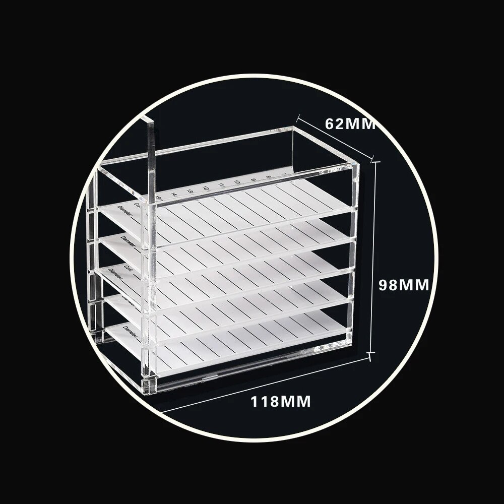 5-lagige Aufbewahrungsbox für  – Lash Tray Organizer Bewertung und Preis