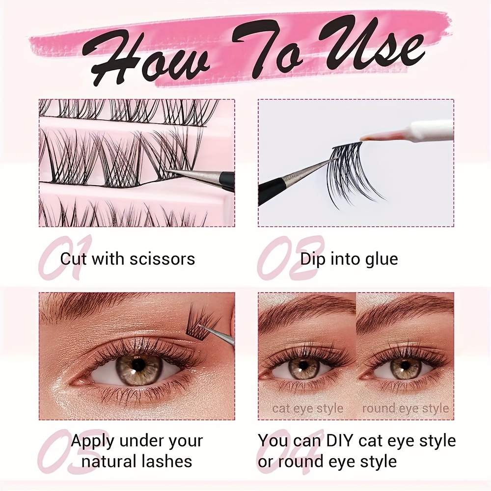 10 Reihen Einzelcluster, flaus – Eyelash Extension Single Lash Bewertung und Preis