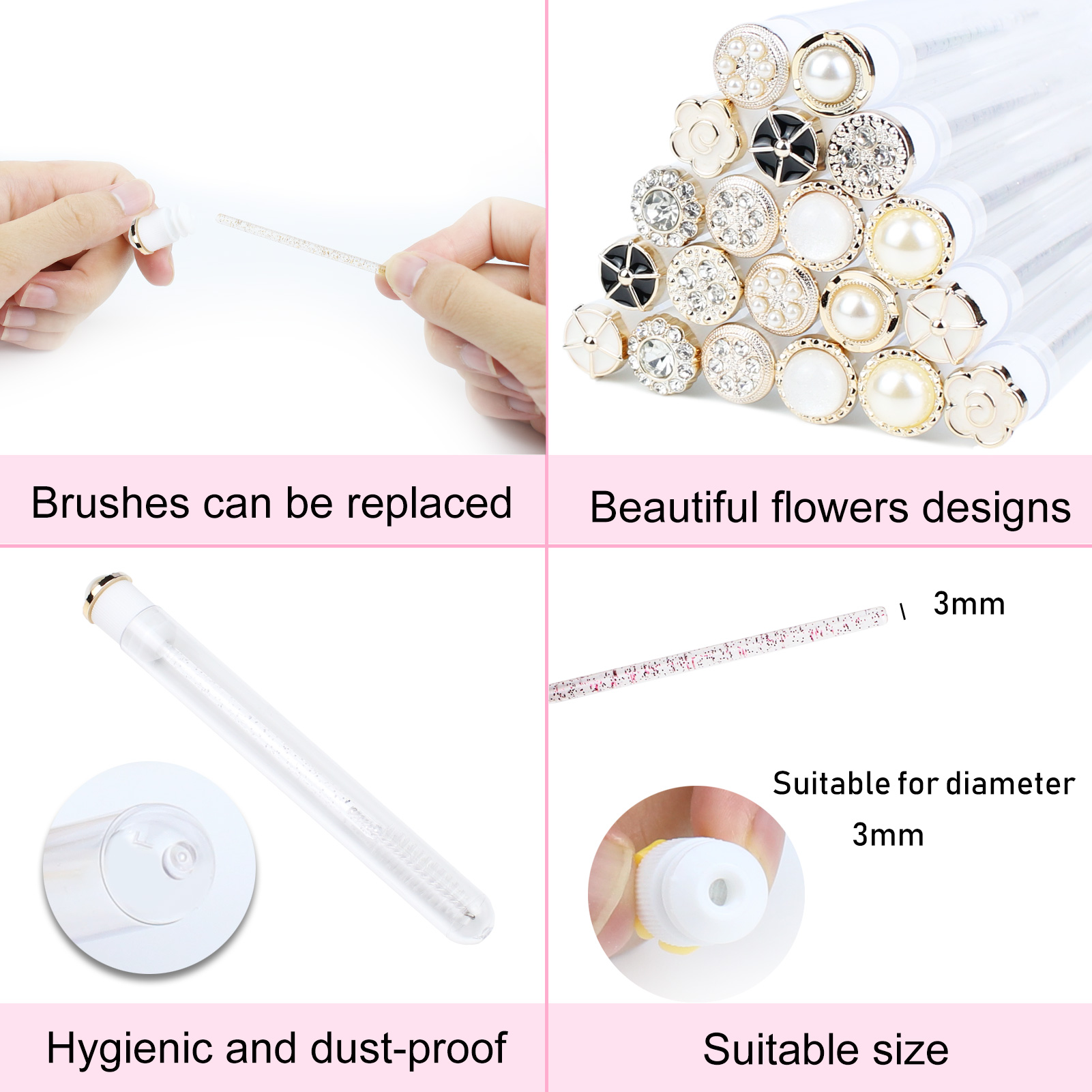 Mascara Wands Tube 20 Stück wi – Eyelash Extension For Beginners Bewertung und Preis